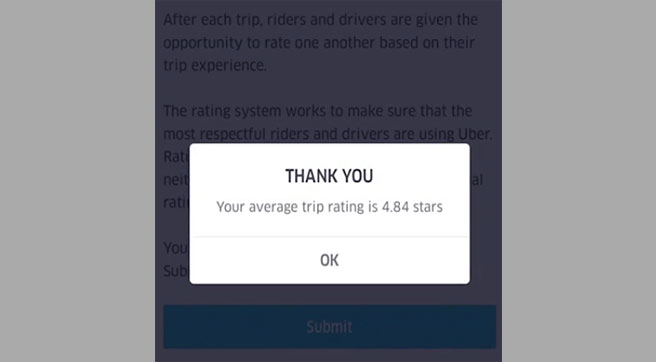 Uber Rating