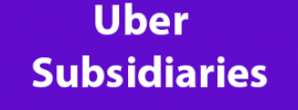 Uber Subsidiaries