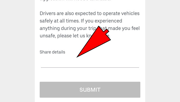 email Uber