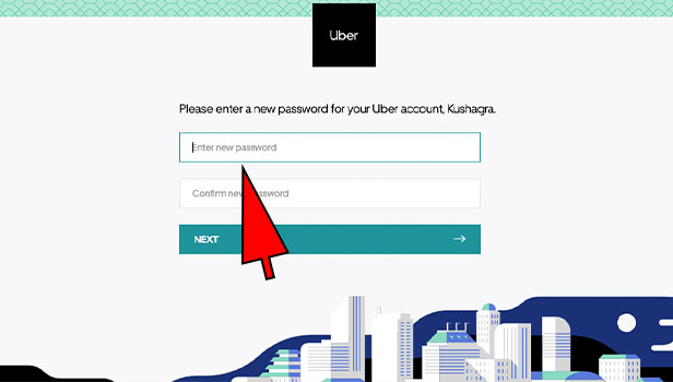 Reset the Password for Uber Eats